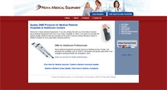 Desktop Screenshot of novamedicalequipment.com